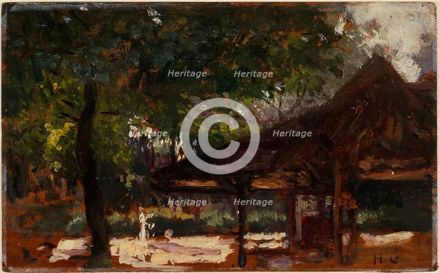 Étude pour le Cercle de l'île de Puteaux, c1907. Creator: Henri Gervex.