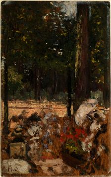 Étude pour le Cercle de l'île de Puteaux, c1907. Creator: Henri Gervex