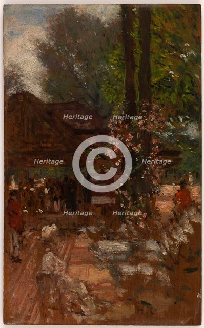 Étude pour le Cercle de l'île de Puteaux, c1907. Creator: Henri Gervex.