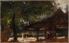 Étude pour le Cercle de l'île de Puteaux, c1907. Creator: Henri Gervex