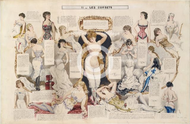 Etudes sur les femmes, 1882-90. Creator: Henri de Montaut.