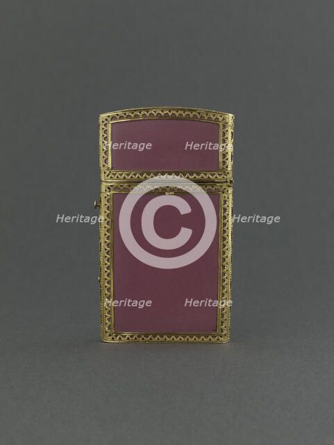 Etui à tablettes, between 1776 and 1777. Creators: Ecole Francaise, Unknown.