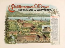 Etablissement Werzer - Pörtschach am Wörthersee, c. 1890. Creator: Anonymous