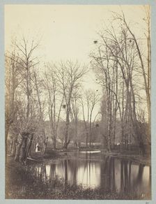 Etang et Fermiere (Pool and Farmer's Wife), c. 1865. Creator: Constant Alexandre Famin