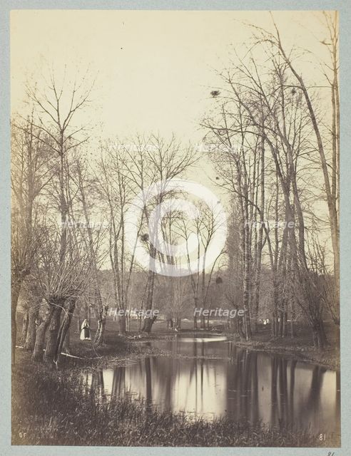 Etang et Fermiere (Pool and Farmer's Wife), c. 1865. Creator: Constant Alexandre Famin.
