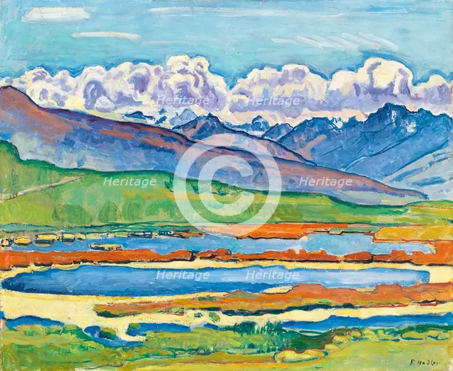 Etang long Crans-Montana, 1915. Artist: Hodler, Ferdinand (1853-1918)