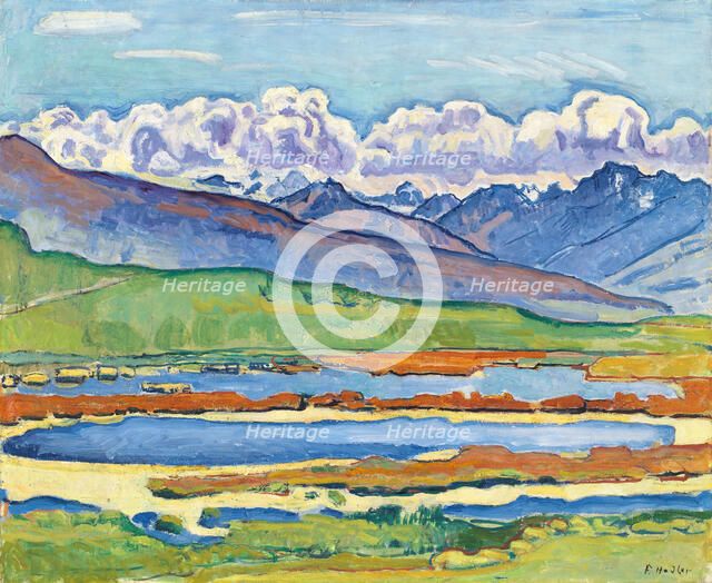 Etang long Crans-Montana, 1915. Artist: Hodler, Ferdinand (1853-1918)