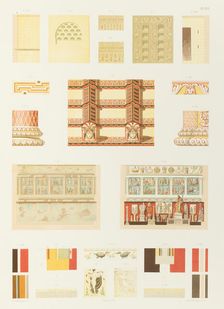 État actuel et restauration de l'église de Saint-Urbain, près de Rome; partie de la...1851. Creator: Franz Kellerhoven