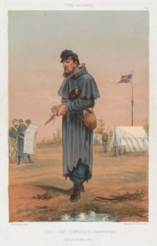 États-Unis d'Amerique - Infanterie de ligne, 1865. Creator: Draner