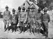 Etats-Unis et Mexique; Le major-general Funston, commandant des forces americaines..., 1916. Creator: Unknown