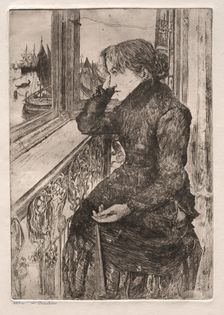 Etchings of Venice: Beautiful View, 1882. Creator: Otto H. Bacher (American, 1856-1909)