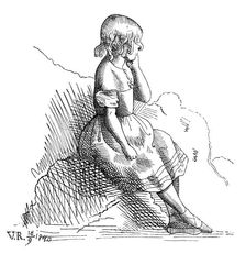 Etching by Queen Victoria, 1840, (1900)