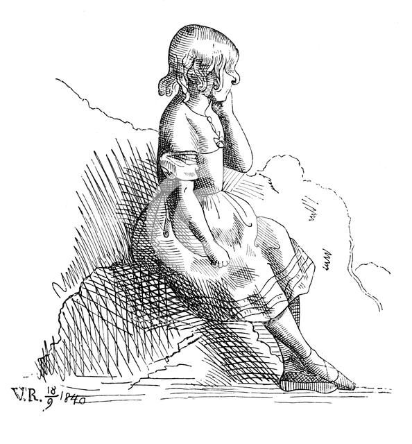 Etching by Queen Victoria, 1840, (1900). Artist: Unknown