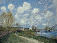 Été à Bougival (Summer at Bougival), 1876. Creator: Sisley, Alfred (1839-1899)