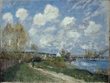 Été à Bougival (Summer at Bougival), 1876. Creator: Sisley, Alfred (1839-1899)