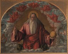 Eternal Father blessing with cherubim, 1505-1506. Creator: Carpaccio, Vittore (1460-1526)