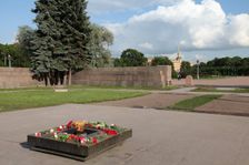 Eternal Flame in the Field of Mars, St Petersburg, Russia, 2011. Creator: Sheldon Marshall