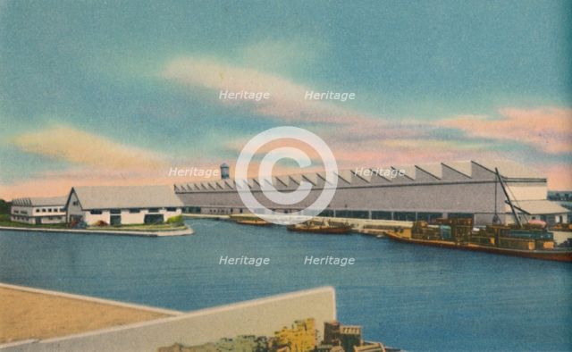 'Eternit Asbestos-Cement Roofing Material Factory, Barranquilla', c1940s. Artist: Unknown.