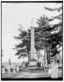 Ethan Allen Monument, Burlington, Vt., between 1900 and 1906. Creator: Unknown