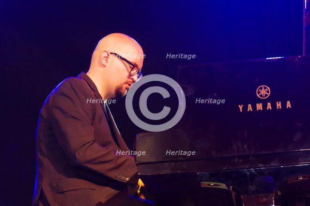 Ethan Iverson, Love Supreme Jazz Festival, Glynde Place, East Sussex, 2015. Artist: Brian O'Connor.