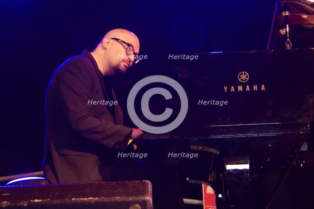 Ethan Iverson, Love Supreme Jazz Festival, Glynde Place, East Sussex, 2015. Artist: Brian O'Connor.