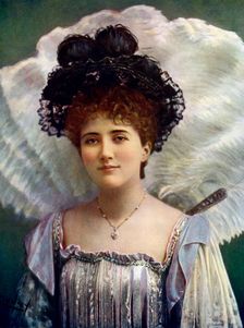 Ethel Matthews, actress, 1899-1900.Artist: W&D Downey
