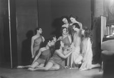 Ethel Mandel dancers, portrait photograph, 1934 Jan. 27. Creator: Arnold Genthe