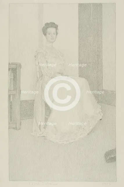 Ethel Randolph, 1903. Creator: Belle Silveira Gorski.