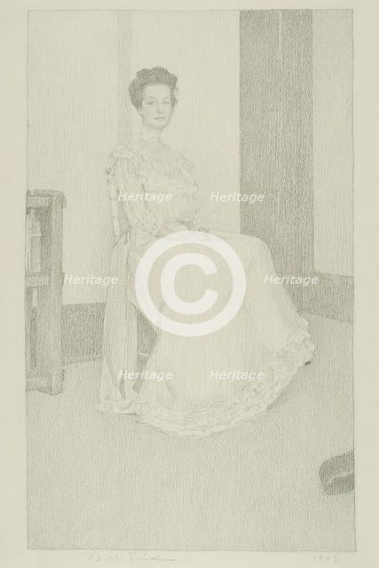 Ethel Randolph, 1903. Creator: Belle Silveira Gorski.