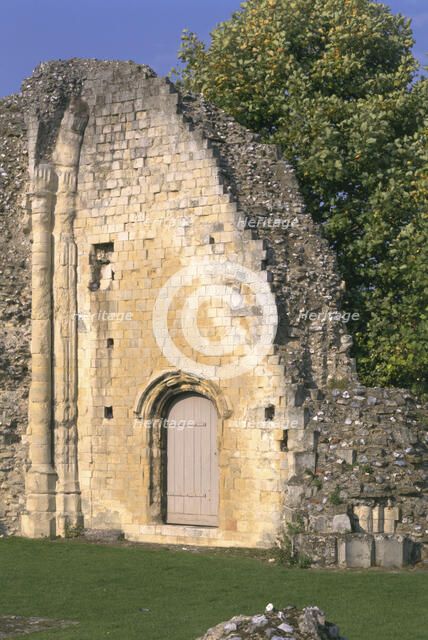 Ethelbert Tower, St Augustine's Abbey, Canterbury, Kent, 1996. Artist: J Bailey