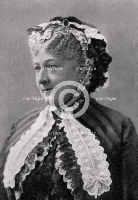 Ethelie Madeleine Brohan, French actress, 1885. Artist: Unknown