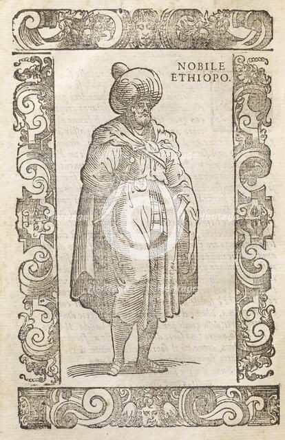 Ethiopian nobleman, 1590. Creator: Unknown.