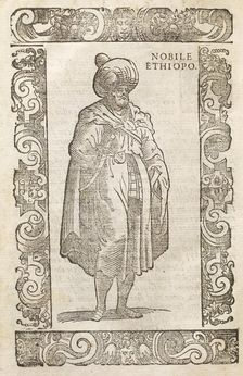 Ethiopian nobleman, 1590. Creator: Unknown