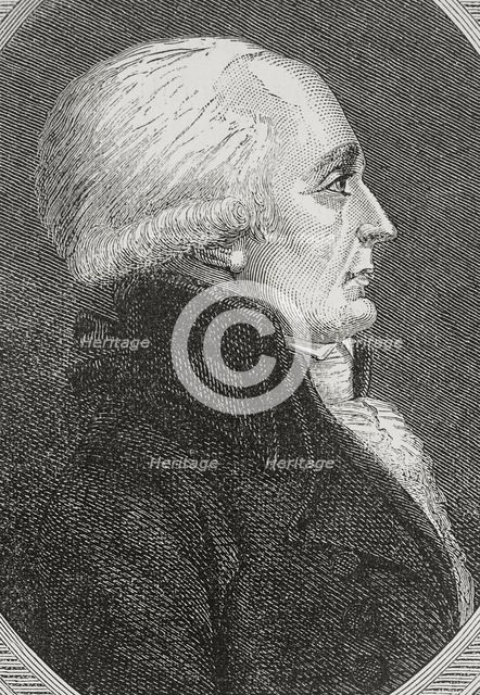 Etienne Clavière, (1735-1793), French banker and businessman of Swiss origin, born in Geneva, 1876.  Creator: Unknown.