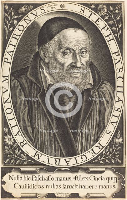 Etienne Pasquier, 1617. Creator: Leonard Gaultier.
