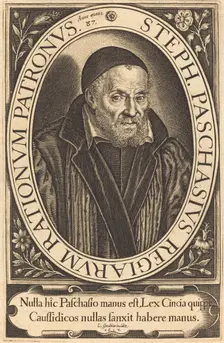 Étienne Pasquier, 1617. Creator: Leonard Gaultier