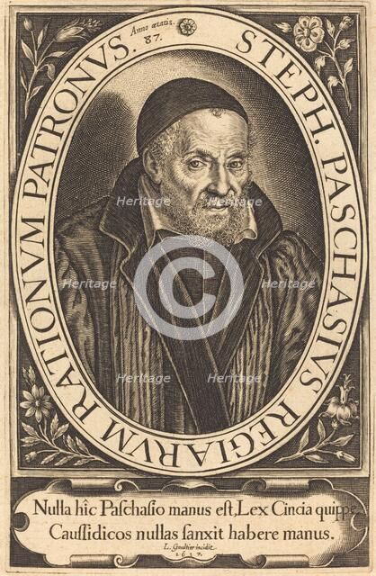 Étienne Pasquier, 1617. Creator: Leonard Gaultier.