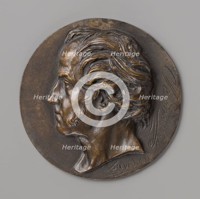 Etienne Pivert De Senancour, 1833. Creators: Pierre-Jean David d'Angers, Etienne Pivert de Senancour.