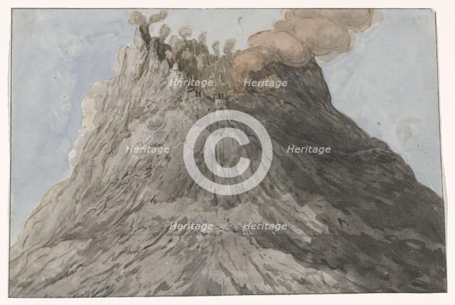 Etna crater, 1778. Creator: Willem Carel Dierkens.