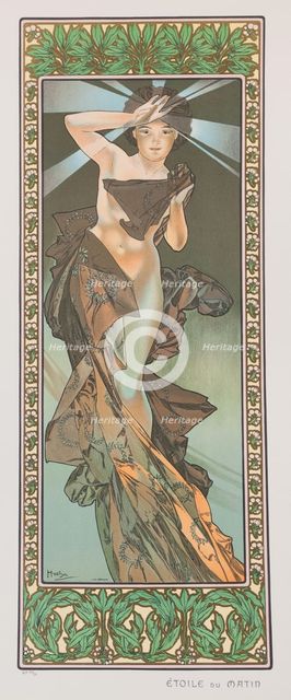 Étoile du Matin (The Morning Star), 1902. Creator: Mucha, Alfons Marie (1860-1939).