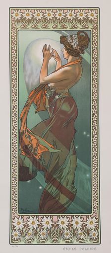 Étoile Polaire (The North Star), 1902. Creator: Mucha, Alfons Marie (1860-1939)
