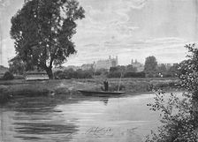 Eton: The College Chapel c1896. Artist: Valentine & Sons