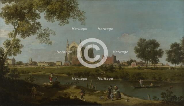 Eton College, c. 1754. Artist: Canaletto (1697-1768)