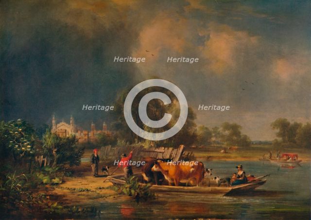 'Eton from the River', 19th century, (1935). Artist: John Hilder.