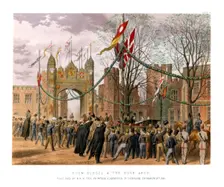 Eton School & The Boys Arch c19th century