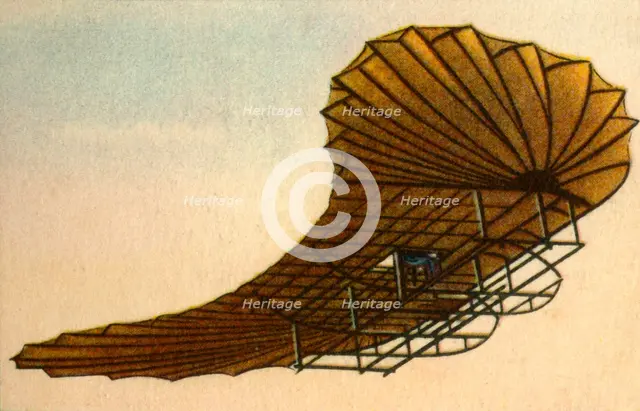 Etrich's 'Zanonia' glider, 1906. (1932). Creator: Unknown.