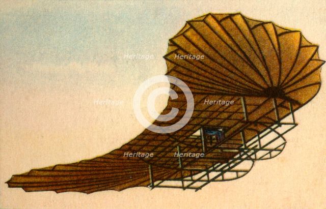 Etrich's 'Zanonia' glider, 1906. (1932). Creator: Unknown.