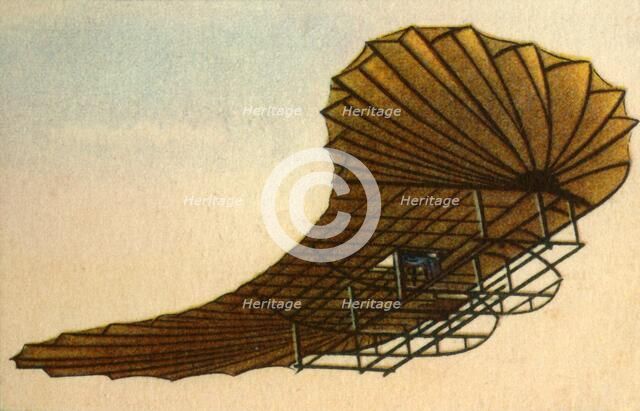 Etrich's 'Zanonia' glider, 1906. (1932). Creator: Unknown.