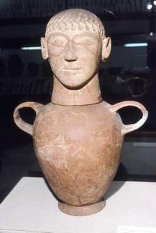 Etruscan Canopic Jar from Santano near Chiusi, 6 century BC