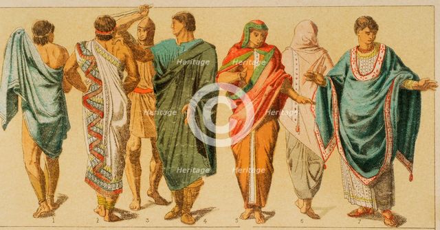 Etruscan Clothing, 1881.  Creator: Unknown.